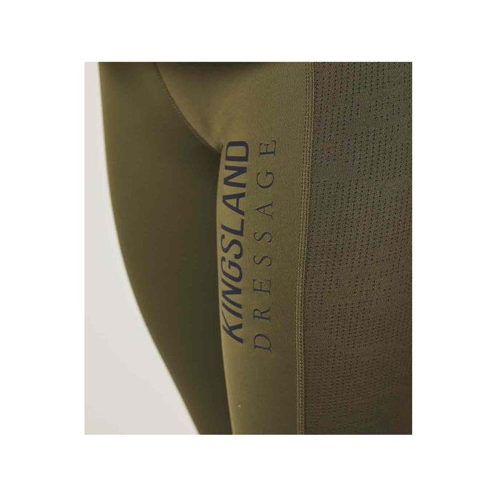 Kingsland Damen Reithose KLkarina FTec6 Full-Grip, FS2022, kompression Effect, Green Olive Night - IQ Horse