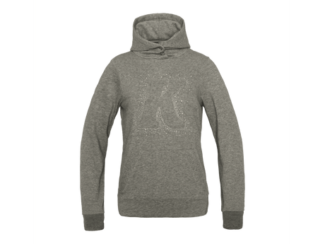 Damen Hoodie Beatrix, light grey - IQ Horse