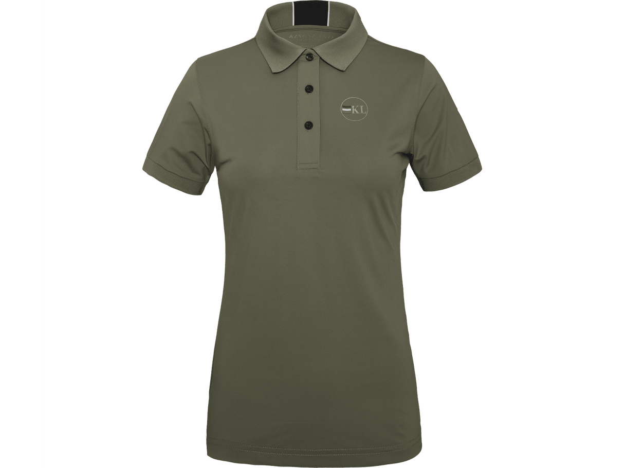 Kingsland Damen Poloshirt Brinlee, Funktionsshirt, green castor - IQ Horse