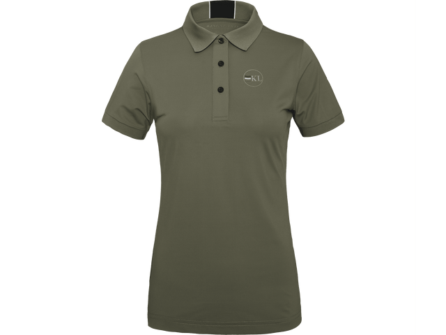 Kingsland Damen Poloshirt Brinlee, Funktionsshirt, green castor - IQ Horse