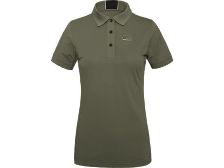 Damen Poloshirt Brinlee, Funktionsshirt, green castor - IQ Horse