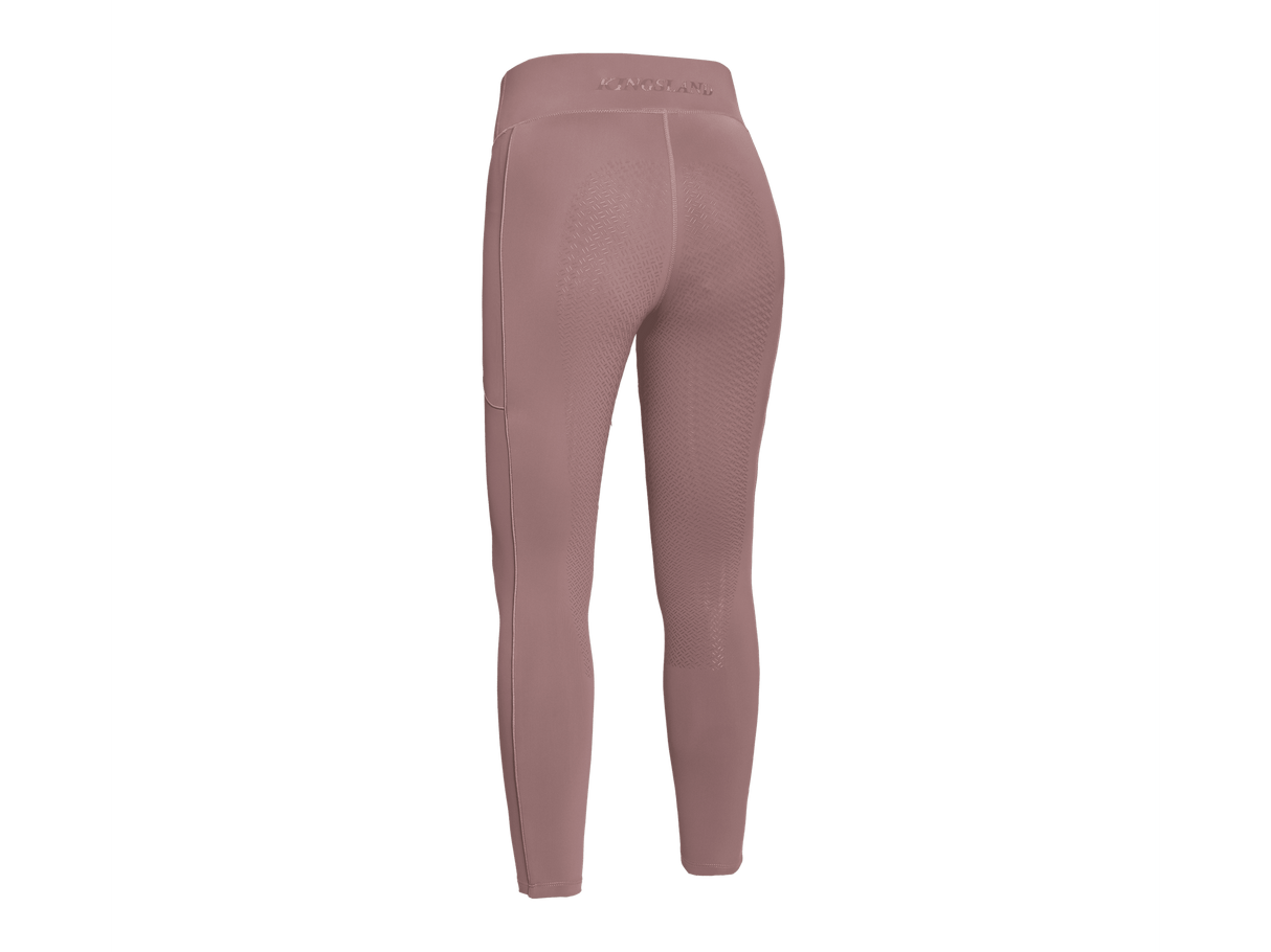 Kingsland Damen Reithose/Reitleggings Katinka Sommer23, Full Grip, purple flint - IQ Horse