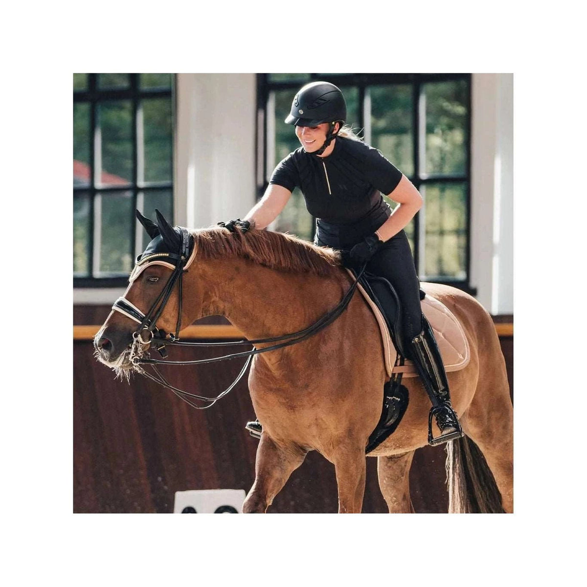 Back on Track Nights Collection Fliegenhaube, Nougat - IQ Horse