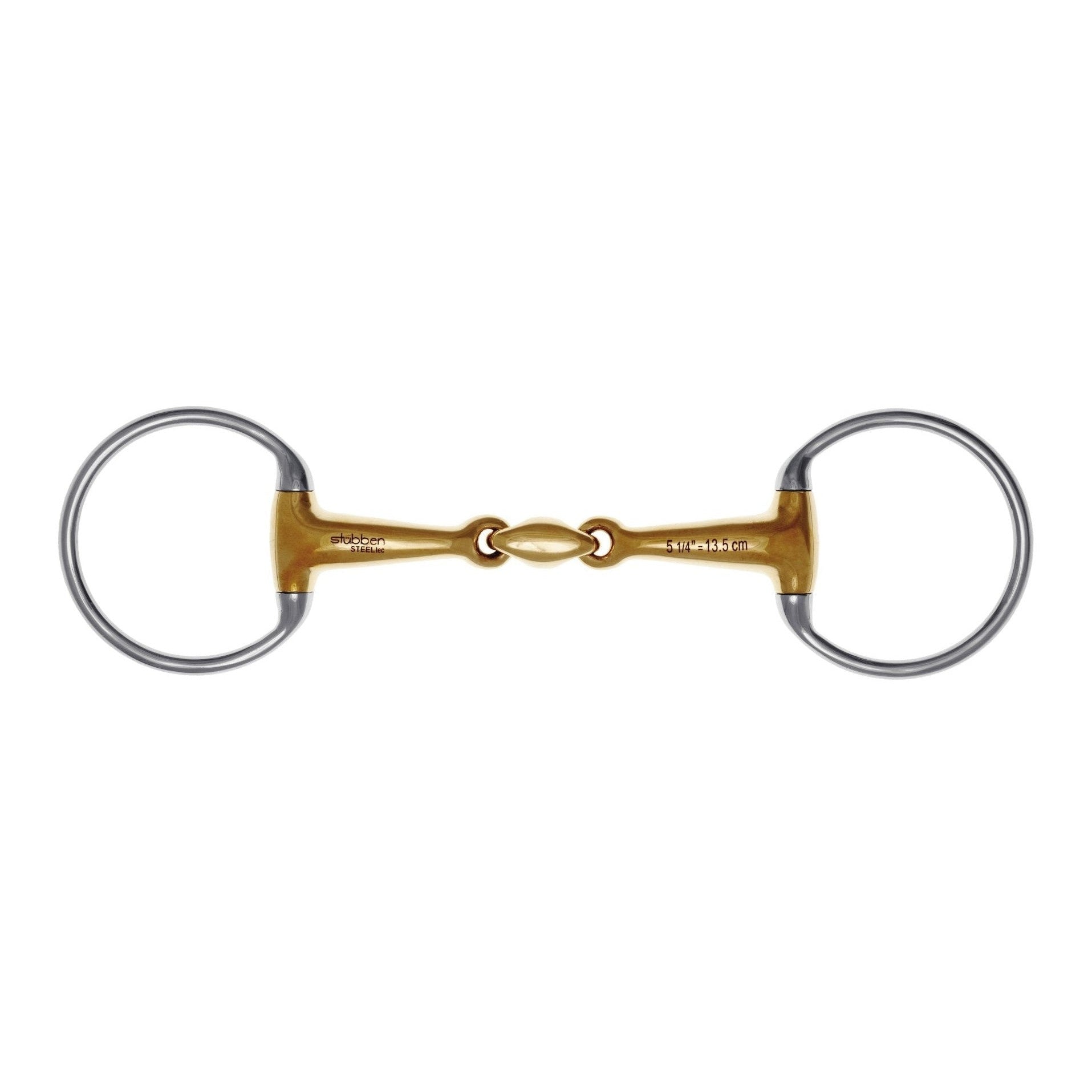 Stübben Steeltec Olivenkopftrense SWEET Kupfer 18 mm, doppelt gebrochen - IQ Horse