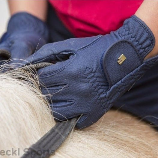 Roeckl Unisex Reithandschuh ROECK-GRIP, Navy - IQ Horse