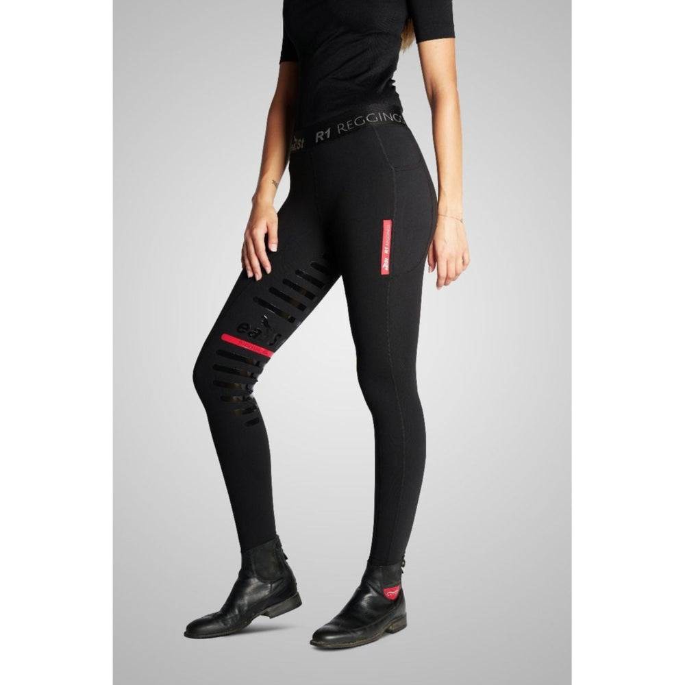 eaSt Reithose REGGINGS® R1 - Schwarz - IQ Horse