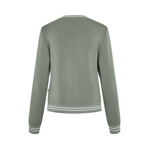 Kingsland KLLilian Swarovski Sweatshirt Damen, green agave - IQ Horse