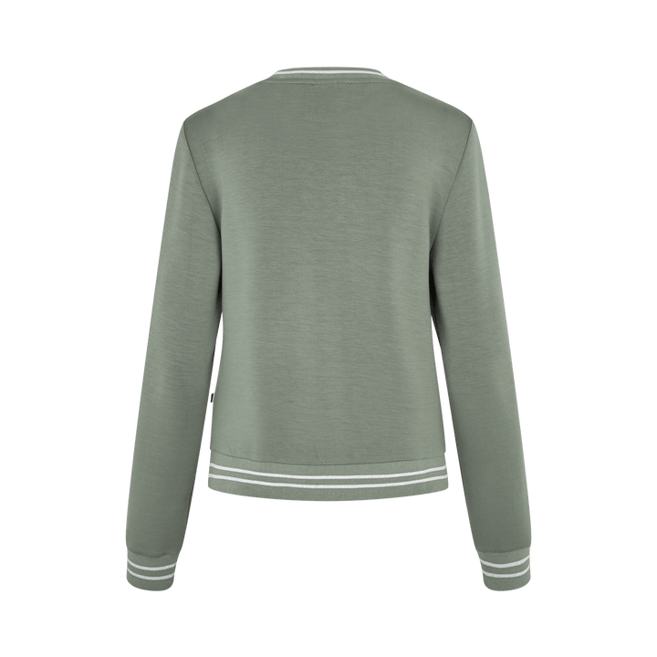 Kingsland KLLilian Swarovski Sweatshirt Damen, green agave - IQ Horse