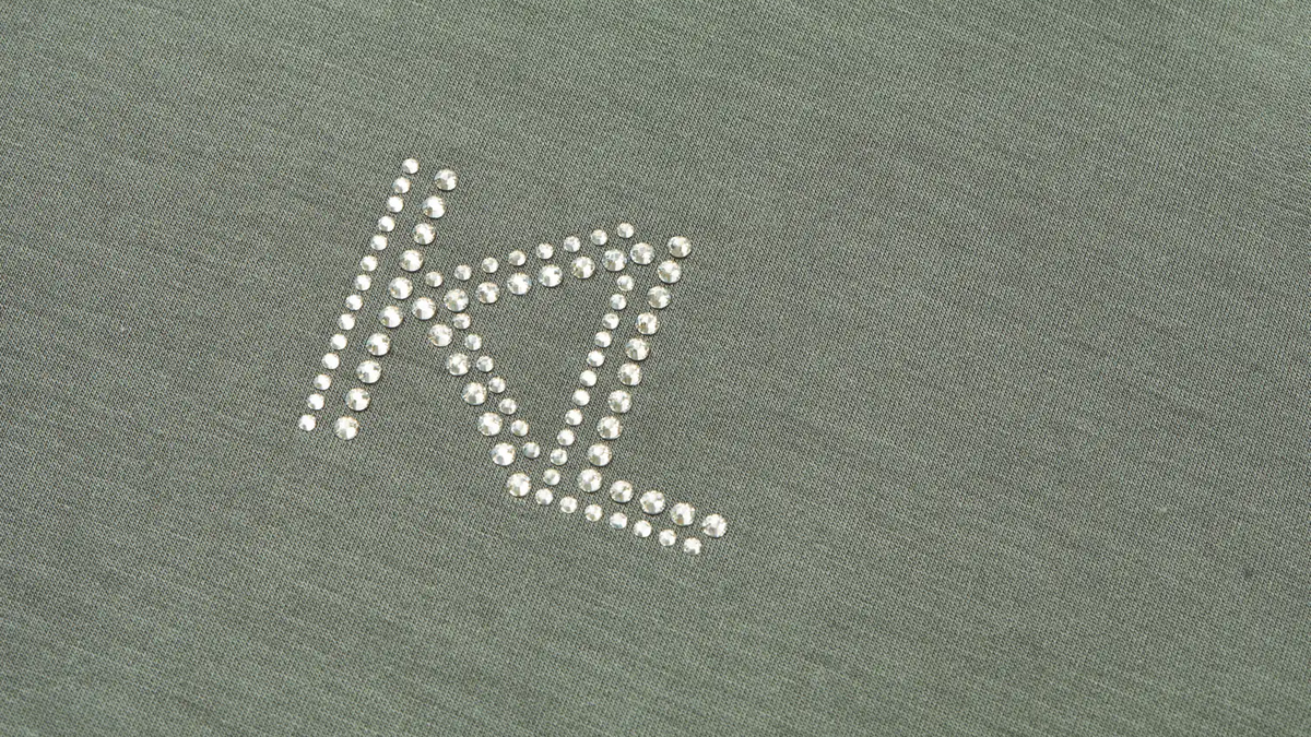 Kingsland KLLilian Swarovski Sweatshirt Damen, green agave - IQ Horse