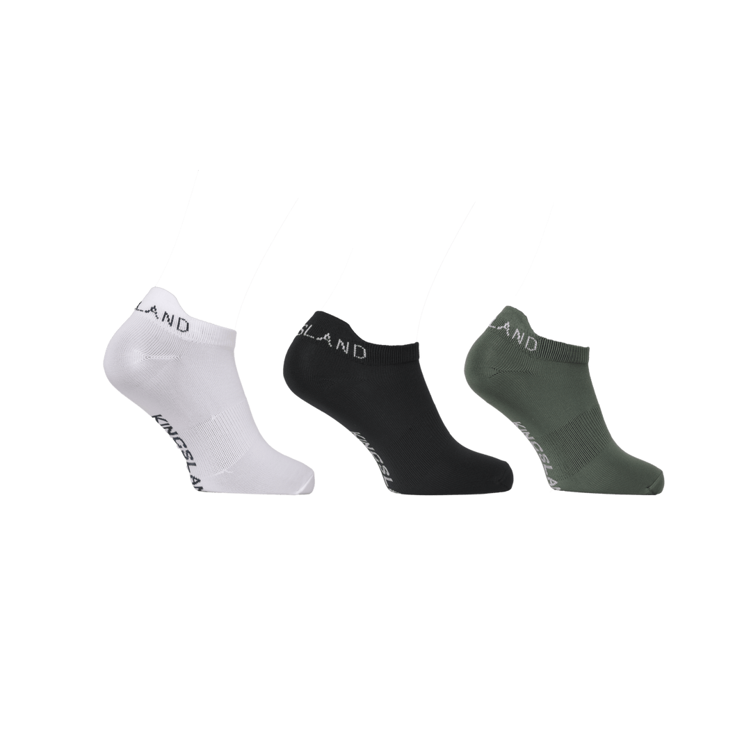 Kingsland KLLindsey Ankle Socks – 3er Pack - Sommerkollektion 2026 - verschiedene Farben