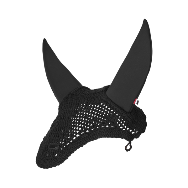 Fliegenhaube KLAbby gehäkelt mit Neopren, Schwarz