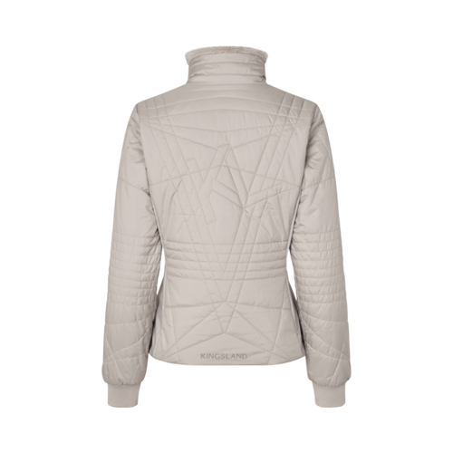 Damen-Steppjacke KLAlba PrimaLoft Silver, Beige Dove, Rückansicht