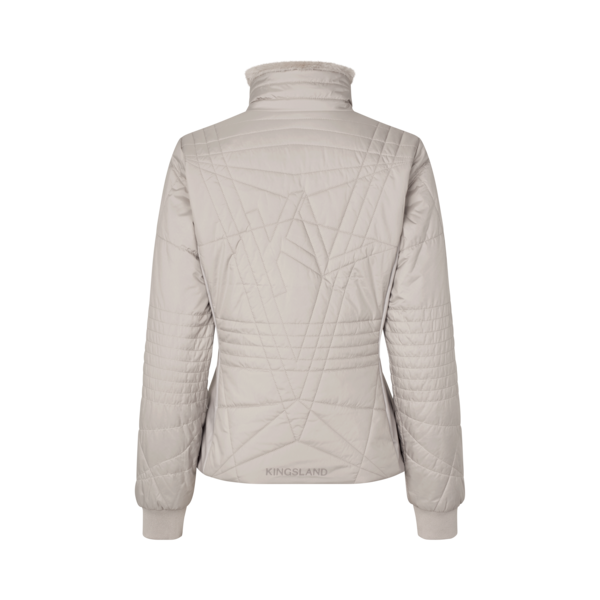 Damen-Steppjacke KLAlba PrimaLoft Silver, Beige Dove, Rückansicht