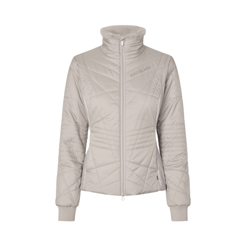 Damen-Steppjacke KLAlba PrimaLoft Silver, Beige Dove