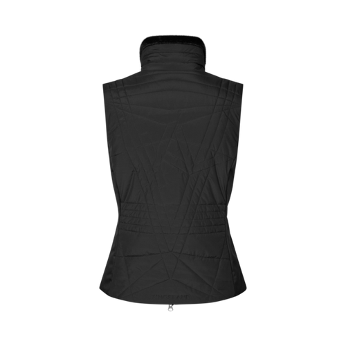 Damen-Steppweste KLAlba PrimaLoft Silver, Schwarz, Rückansicht