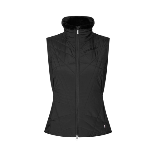Damen-Steppweste KLAlba PrimaLoft Silver, Schwarz