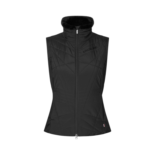 Damen-Steppweste KLAlba PrimaLoft Silver, Schwarz