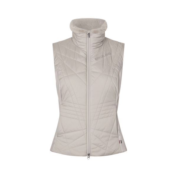 Damen-Steppweste KLAlba PrimaLoft Silver, Beige Dove
