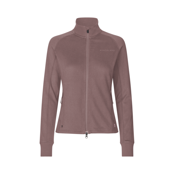 Damen-Fleecejacke KLAlly Polar-Fleece, Brown Iron