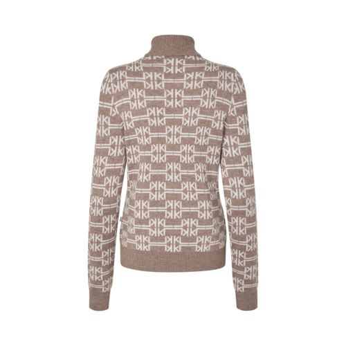 Damen-Rollkragenpullover KLAnnabella, Dove Melange, Rückansicht