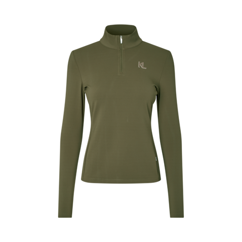 Damen-Trainingsshirt KLAmelia Halbzip, Kalamata
