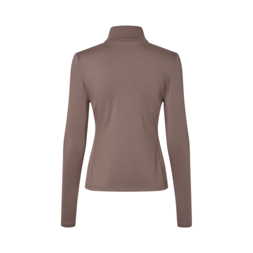Damen-Trainingsshirt KLAngelina Jersey, Brown Iron, Rückansicht