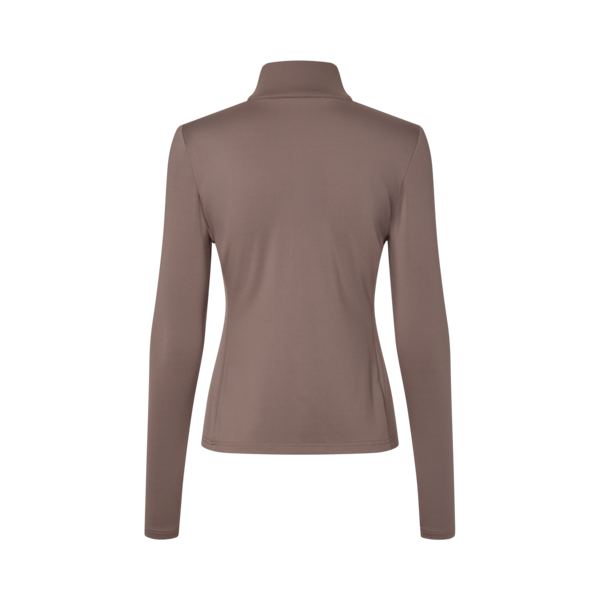 Damen-Trainingsshirt KLAngelina Jersey, Brown Iron, Rückansicht