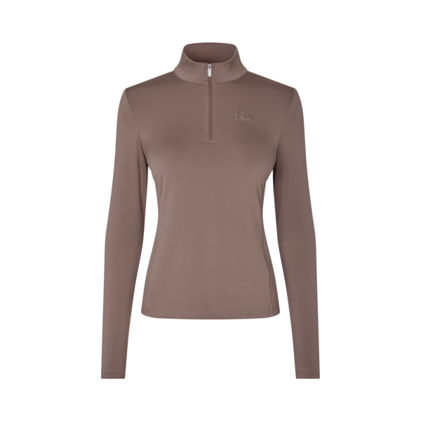 Damen-Trainingsshirt KLAngelina Jersey, Brown Iron
