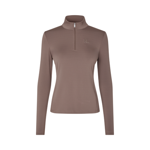 Damen-Trainingsshirt KLAngelina Jersey, Brown Iron