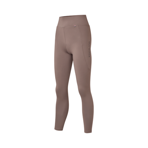 Damen-Reittights KLAmanda F-Tec4 angeraut, Brown Iron