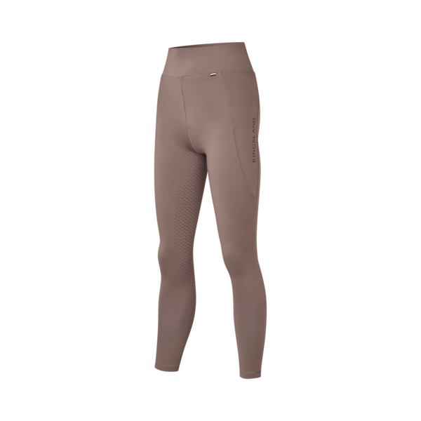 Damen-Reittights KLAmanda F-Tec4 angeraut, Brown Iron