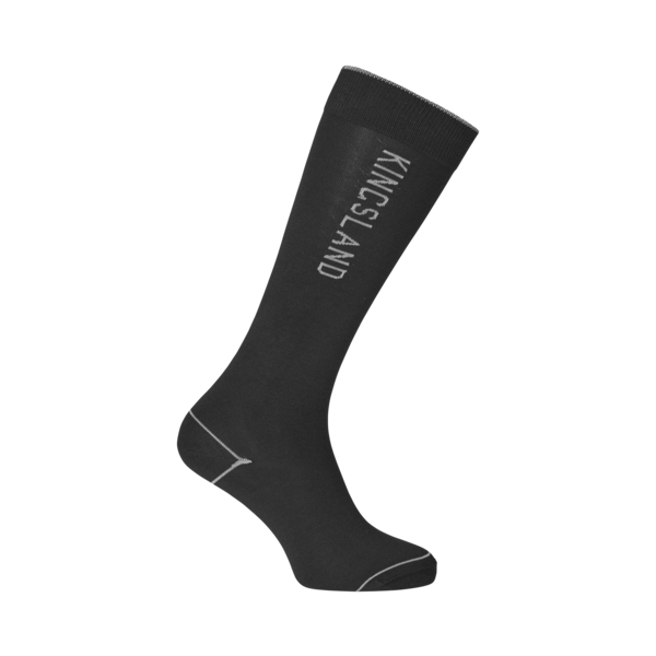 Reitsocken KLAmra PrimaLoft reflektierend, Schwarz