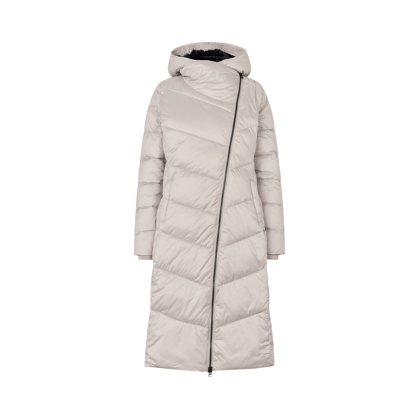 Damen-Reitmantel KLAdelaide ThermoPlume, Beige Dove