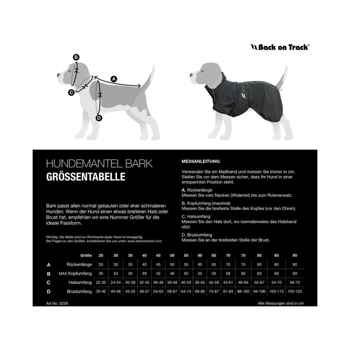 Hundemantel Bark - Allwettermantel - IQ Horse