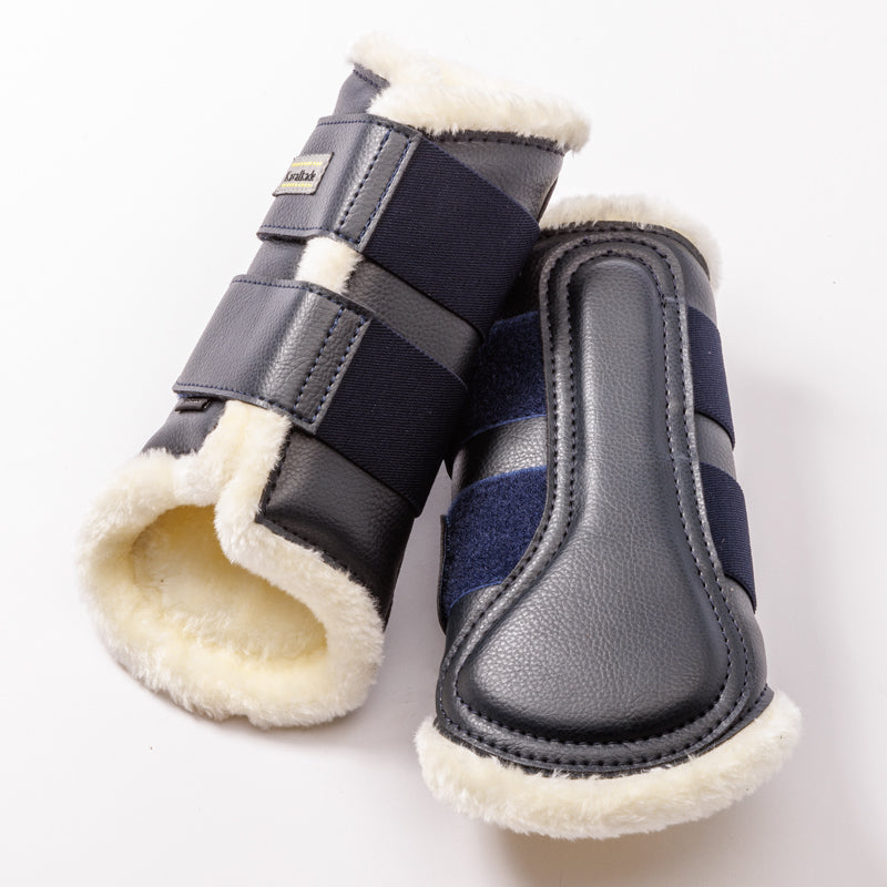 Gamaschen Anatomic – Kunstleder mit Kunstfell