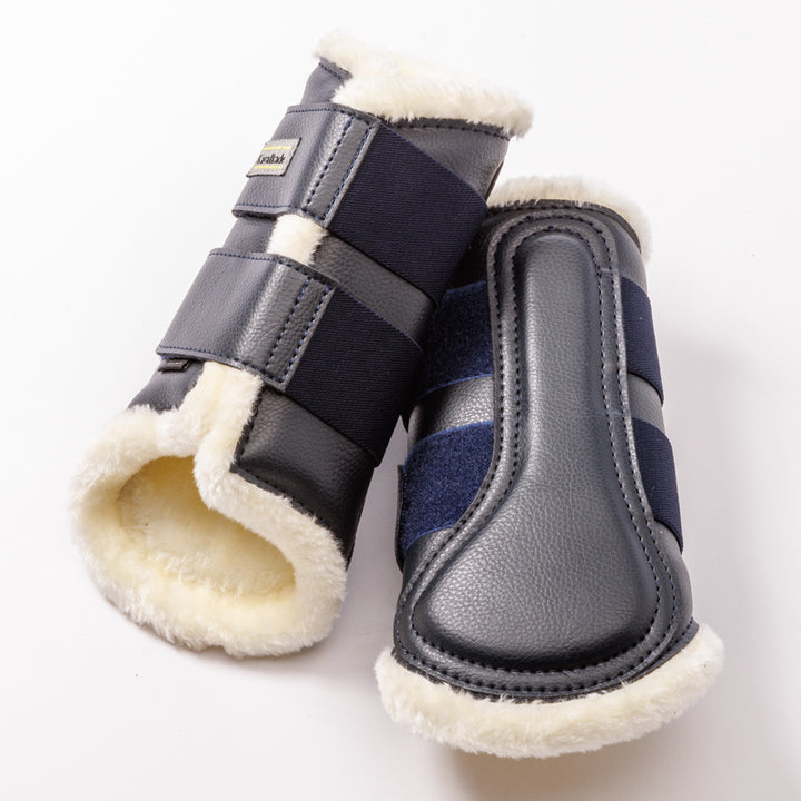 Gamaschen Anatomic – Kunstleder mit Kunstfell