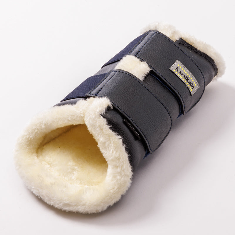 Gamaschen Anatomic – Kunstleder mit Kunstfell