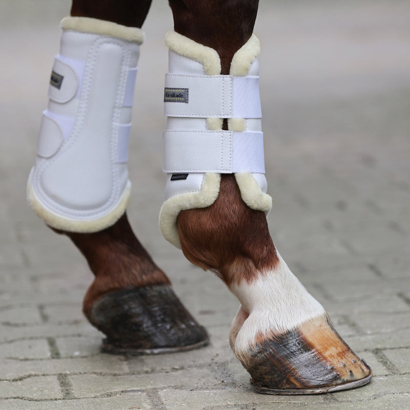 Gamaschen Anatomic – Kunstleder mit Kunstfell