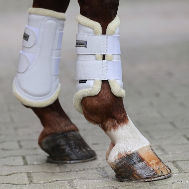 Gamaschen Anatomic – Kunstleder mit Kunstfell