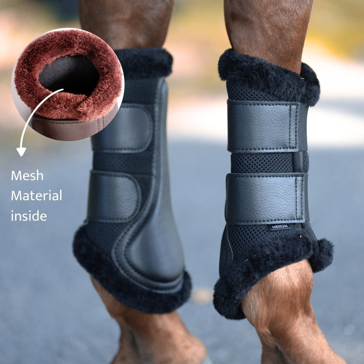 Gamaschen Anatomic Mesh – Kunstfellrand