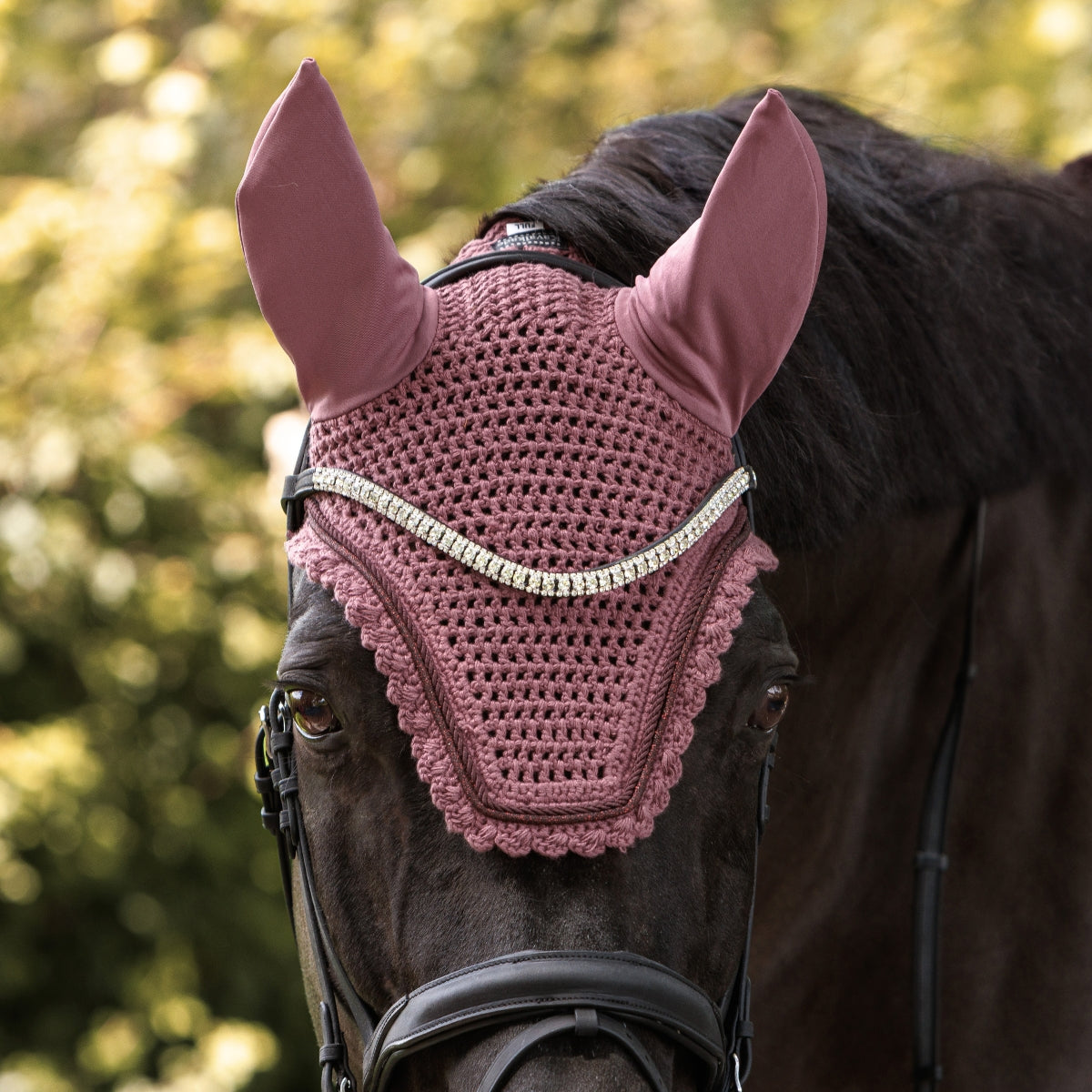 Fliegenohren Graceful – mit Glitzerband