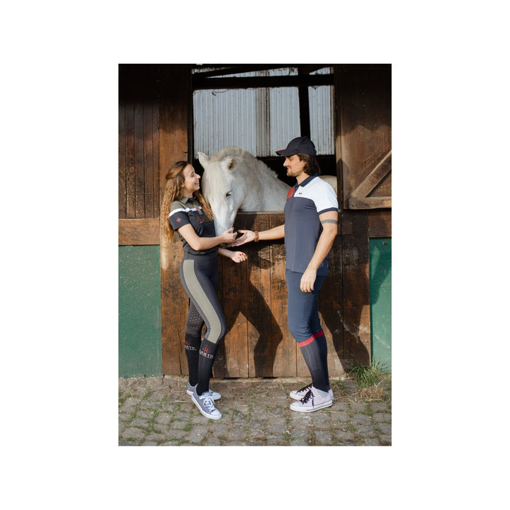 Kingsland Earth KLjenna recycelte Full-Grip Hose Damen, Navy - IQ Horse