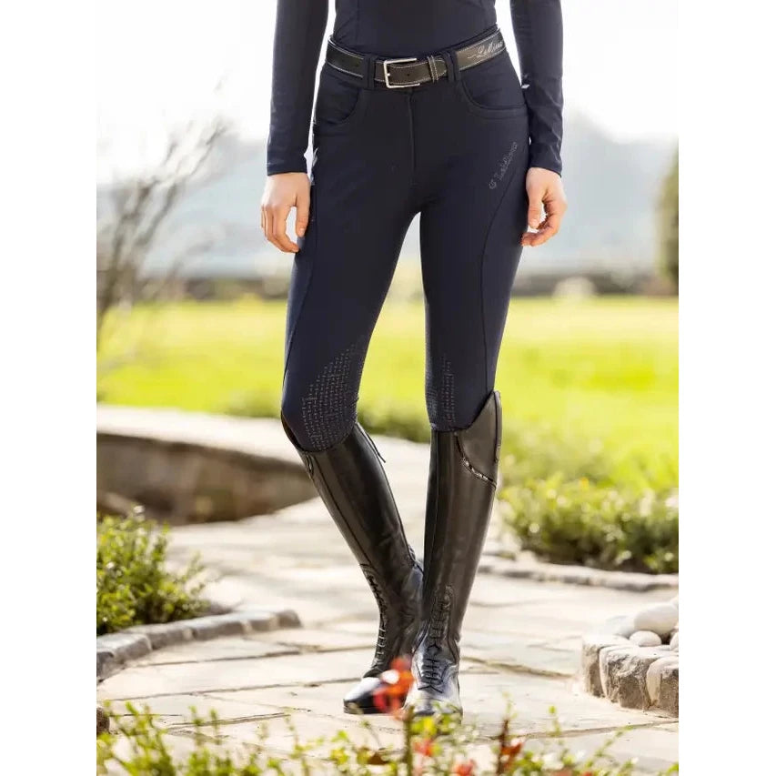LeMieux Reithose AMARA II, Knee Grip, navy