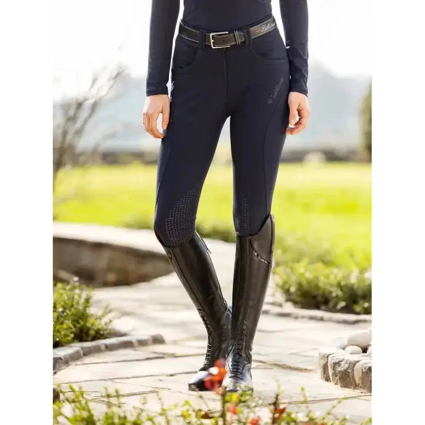 LeMieux Reithose AMARA II, Knee Grip, navy - IQ Horse