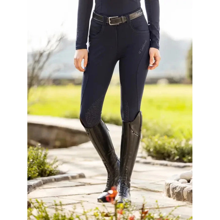 LeMieux Reithose AMARA II, Knee Grip, navy