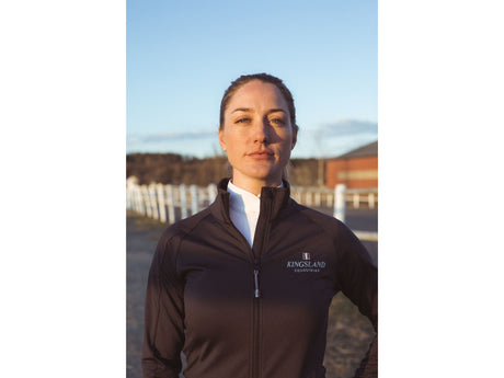 Kingsland Klassische Fleecejacke für Damen navy - IQ Horse