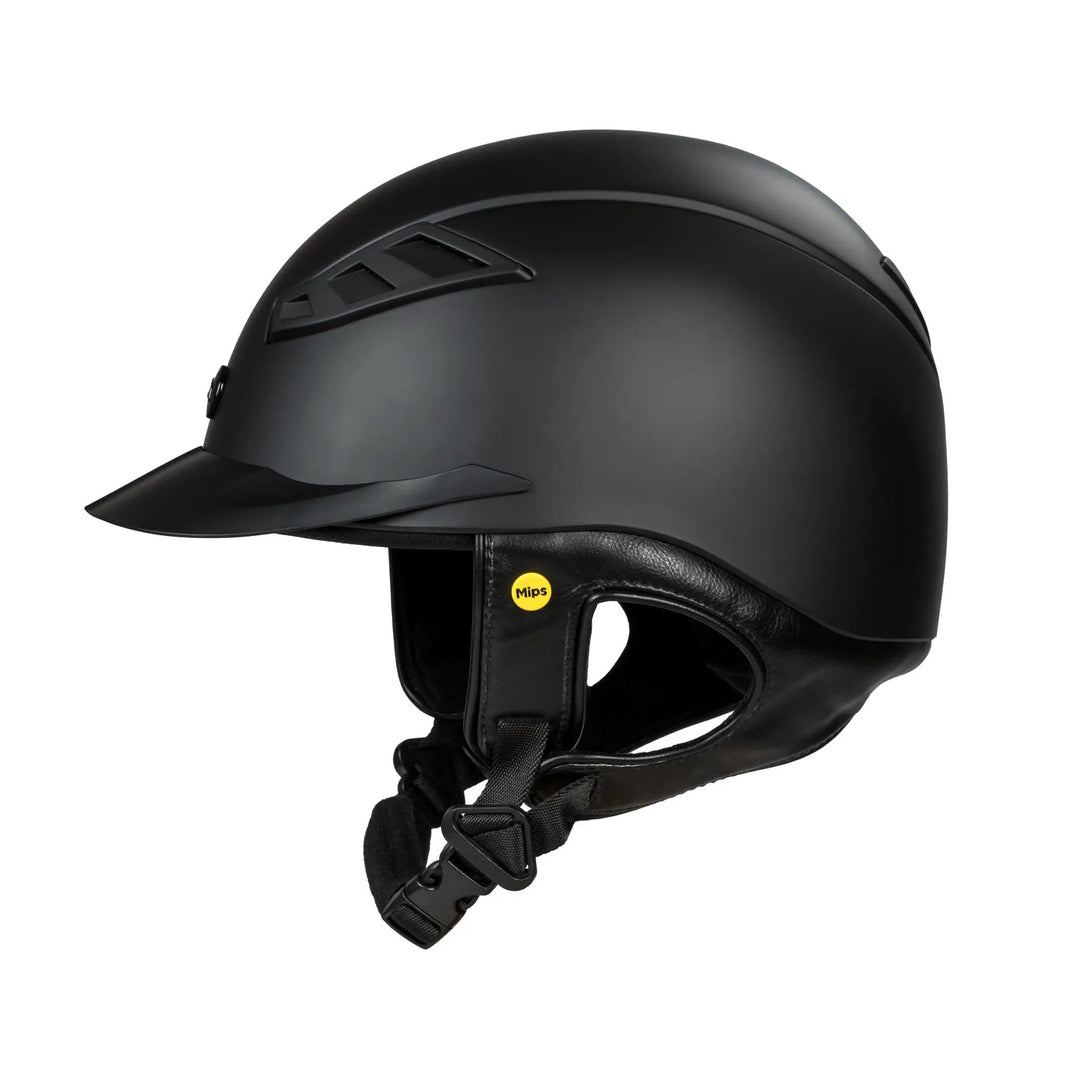 Back on Track Reithelm Lynx II Smooth Top, schwarz - IQ Horse