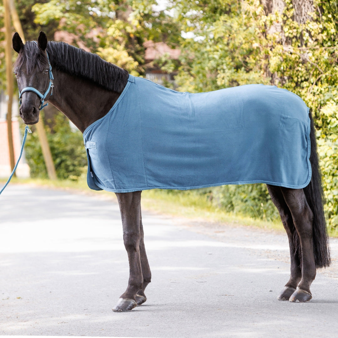 Abschwitzdecke Noble – Fleece mit Kordel