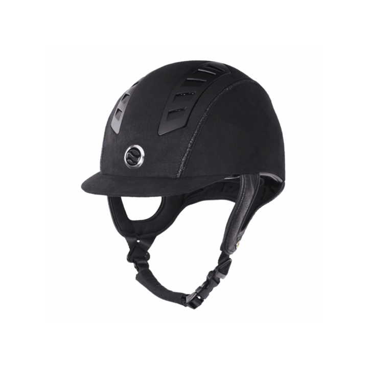 Reithelm EQ3 Mikrofaser, black - IQ Horse