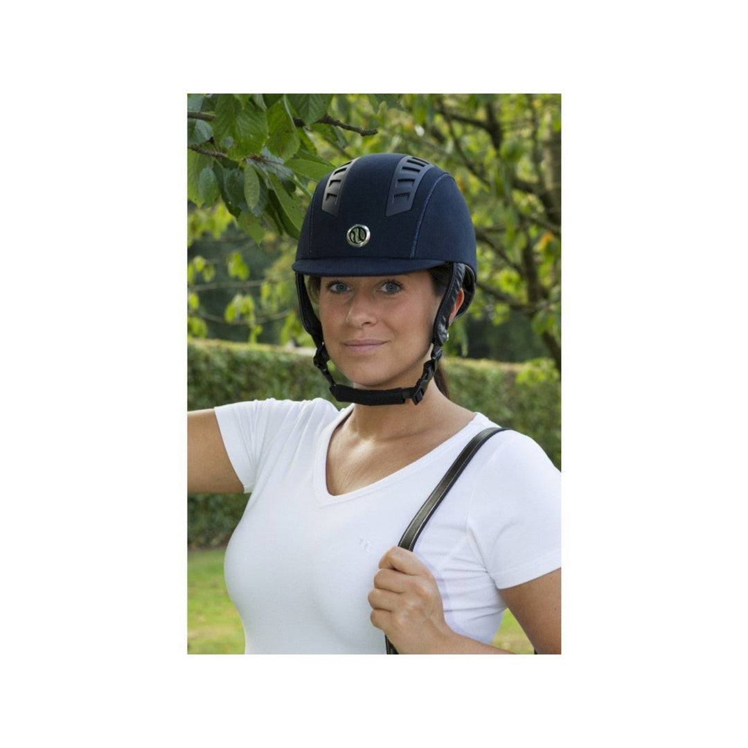 Reithelm EQ3 Mikrofaser, black - IQ Horse